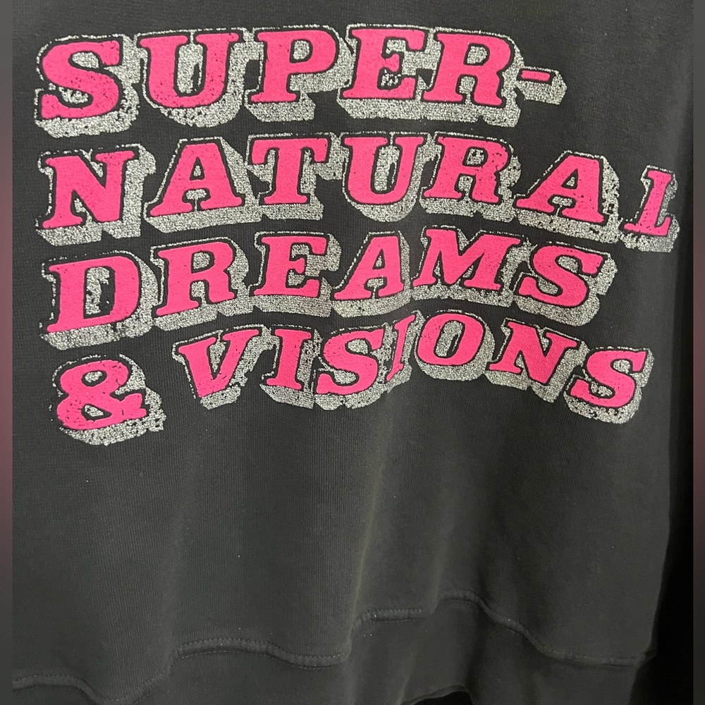 MOTHER Black Sweatshirt with Pink Tag